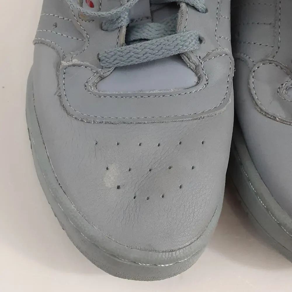 Adidas Yeezy Powerphase Calabasas Leather Sneakers Purple Gray Mens 5 Athleisure